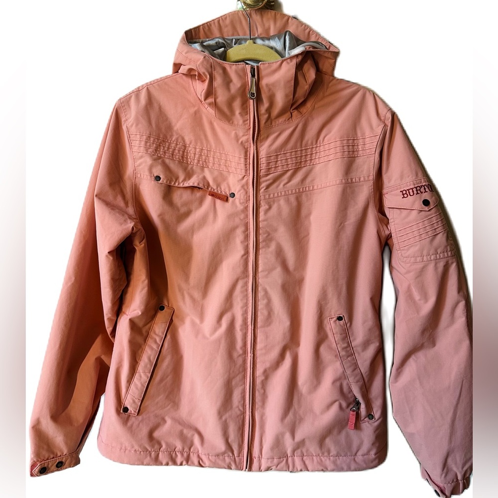 Burton Women’s Snowboard Jacket with Gray Sherpa Fleece Lining, size Medium